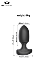 SMT2710 - Máy rung hậu môn điều khiển qua APP có 9 tần số sạc điện