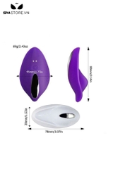 SMT1732 - Máy rung điều khiển xa có 12 tần số silicon dài 8cm
