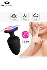 SMT2013 - Anal play rung 12 chế độ bằng silicon sạc điện dài 9.8cm
