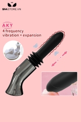 SMT2954 - Máy rung hậu môn có đế gắn tường sạc điện và 4 chế độ