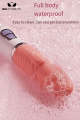 SMT113 - Lưỡi rung mini silicon dài 175mm sạc điện chống nước