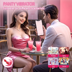 SMT2453 - Máy rung âm vật xoay 360 độ có 10 tần số sạc điện điều khiển xa