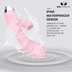 SMT2794 - Máy rung 2 đầu vân ngang có lưỡi liếm sạc điện