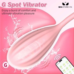 SMT1756 - Trứng rung silcion điều khiển qua APP có 9 tần số dài 99.5mm