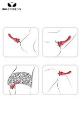 SMT2283 - Máy rung 2 đầu dương vật và lưỡi liếm có 10 chế độ