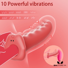 SMT1925 - Lưỡi rung silicon có quai đeo đường kính 59mm