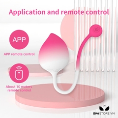 SMT2009 - Trứng rung điều khiển qua APP hình nụ hoa bằng silicon