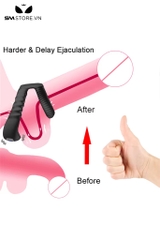SMT784 - Vòng đeo dương vật có 7 chế độ rung sạc điện chống nước