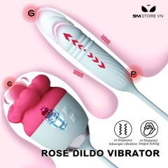 SMT2282 - Máy bú liếm nữ có lưỡi rung 10 tần số silicon dài 44.5cm