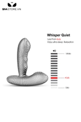 SMT1507 - Butt plug hậu môn silicon điều khiển mini 16 chế độ rung