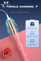 SMT978 - Que rung hậu môn âm đạo tạo nhiệt cầm tay sạc USB