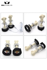 SMT688 - Bộ 1 cặp 2 chiếc hút núm vú với 4 size màu trắng