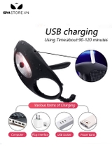 SMT786 - Máy rung hậu môn mix vòng rung đeo dương vật điều khiển xa