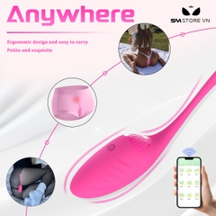 SMT2356 - Trứng rung 2 đầu điều khiển từ xa qua APP dài 22.5cm