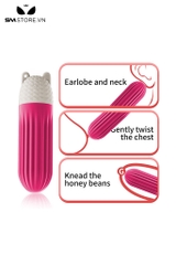 SMT1324 - Trứng rung tai gấu có 10 tần số sạc USB dài 8.4cm