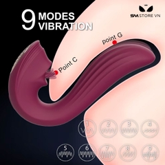 SMT1524 - Máy rung 9 tần số 2 đầu có lưỡi liếm chống thấm nước