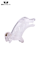 SMT2686 - Khóa dương vật dạng lồng bằng nhựa hình đầu chó