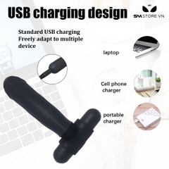 SMT1255 - Ngón tay rung có 10 tần số chống nước dài 105mm