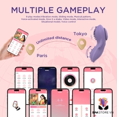 SMT1370 - Máy thủ dâm điều khiển từ xa có 10 tần số rung điều khiển xa