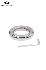 SMT562 - Vòng đeo dương vật inox 3 size thiết kế có vít mở đóng