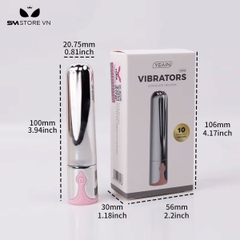 SMT1662 - Trứng rung mini silicon sạc điện có 10 tần số dài 10cm