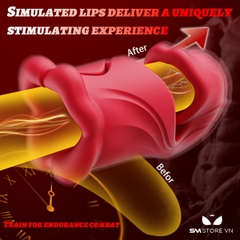 SMT2365 - Máy thủ dâm cho nam có 9 tần số sạc điện dài 13.5cm