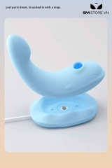SMT1657 - Máy rung hút âm đạo ngụy trang cá voi chống thấm nước