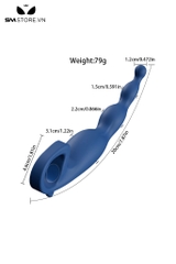 SMT2361 - Máy rung hậu môn silicon có 9 chế độ sạc điện chống nước