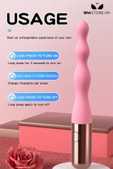 SMT978 - Que rung hậu môn âm đạo tạo nhiệt cầm tay sạc USB