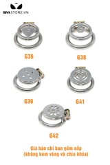 SMT10000 - Phụ kiện khóa dương vật với 16 kiểu lồng khóa inox