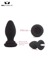 SMT1181 - Đuôi thỏ cosplay butt plug rung silicon có điều khiển từ xa