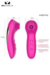 SMT2366 - Máy hút âm đạo silicon có 10 chế độ sạc điện dài 11.6cm