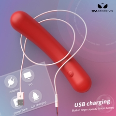 SMT1548 - Máy rung ngụy trang xúc xích đỏ có 9 tần số rung dài 12.6cm