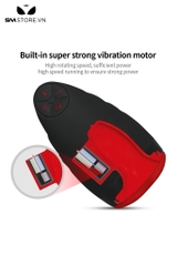 SMT1508 - Cốc thù dâm có lưỡi liếm và 10 chế độ rung mix làm ấm