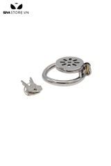 SMT860 - Khóa dương vật thép không gỉ kèm ống dẫn với 3 size