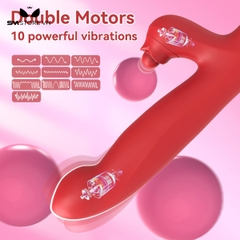 SMT490 - Dương vật giả rung thụt ngoáy kích thích hạt le