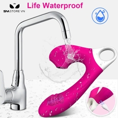 SMT1735 - Máy rung 2 đầu có 10 tần số kèm hút và sốc điện dài 17.5cm