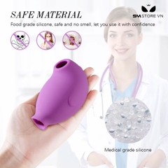 SMT2735 - Máy hút âm đạo có lưỡi liếm và 10 chế độ rung sạc điện