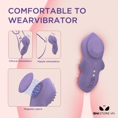 SMT1370 - Máy thủ dâm điều khiển từ xa có 10 tần số rung điều khiển xa