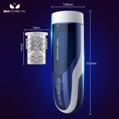 SMT2950 - Cốc thủ dâm silicon tự động rung thụt xoay có 10 tần số