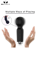 SMT468 - Chày rung mini silicon sạc điện có 20 tần số dài 11cm