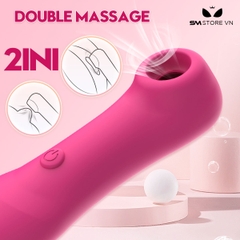 SMT2792 - Máy hút âm đạo silicon có 12 chế độ rung dài 126mm