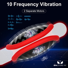 SMT1389 - Máy tập dương vật ngụy trang vỏ sò có 10 chế độ rung