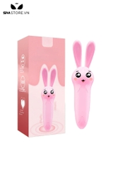 SMT2967 - Chày rung ngụy trang tai con thỏ bằng nhựa dài 14cm