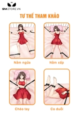 SMT277 - Còng tay tình yêu bộ cố định tay chân BDSM chất liệu đai nylon