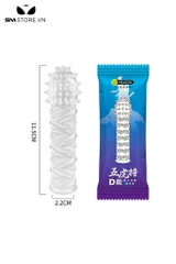SMT884 - Bao cao su có gai kích thích âm đạo trong suốt dài 11.5cm