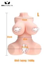 SMT1901 - Búp bê tình dục mini nửa người bằng silicon dài 16cm