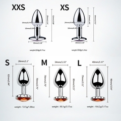 SMT087 - butt plug hình trái tim đủ 5 size phích cắm hình thoi