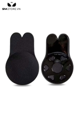 SMP167 - Miếng dán ngực silicon hình con thỏ họa tiết trong trái tim