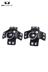 SMP186 - Miếng dán đầu ti thiết kế hình chữ X đính đinh tán dài 6cm